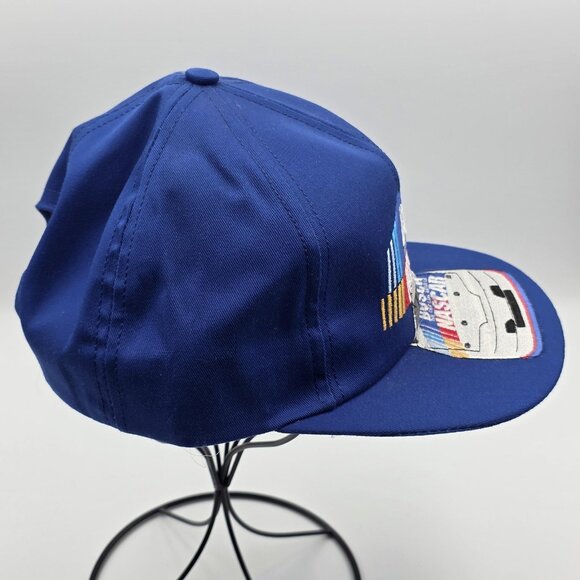 NASCAR Hat Cap Snap Back Mens Blue Racing Busch Official Beer Car Made in USA - Picture 3 of 8